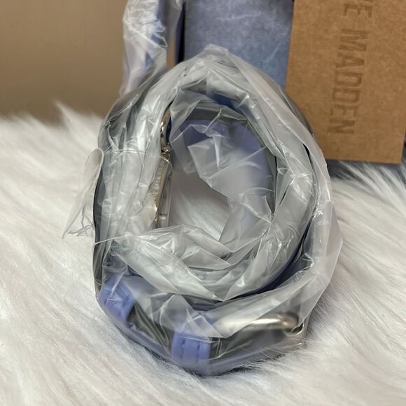 NWT Steve Madden (Ginevra) Lock/Satchel Crossbody - Purple - Picture 8 of 12